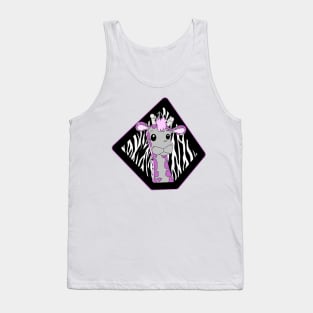 Stripped Giraffe Tank Top